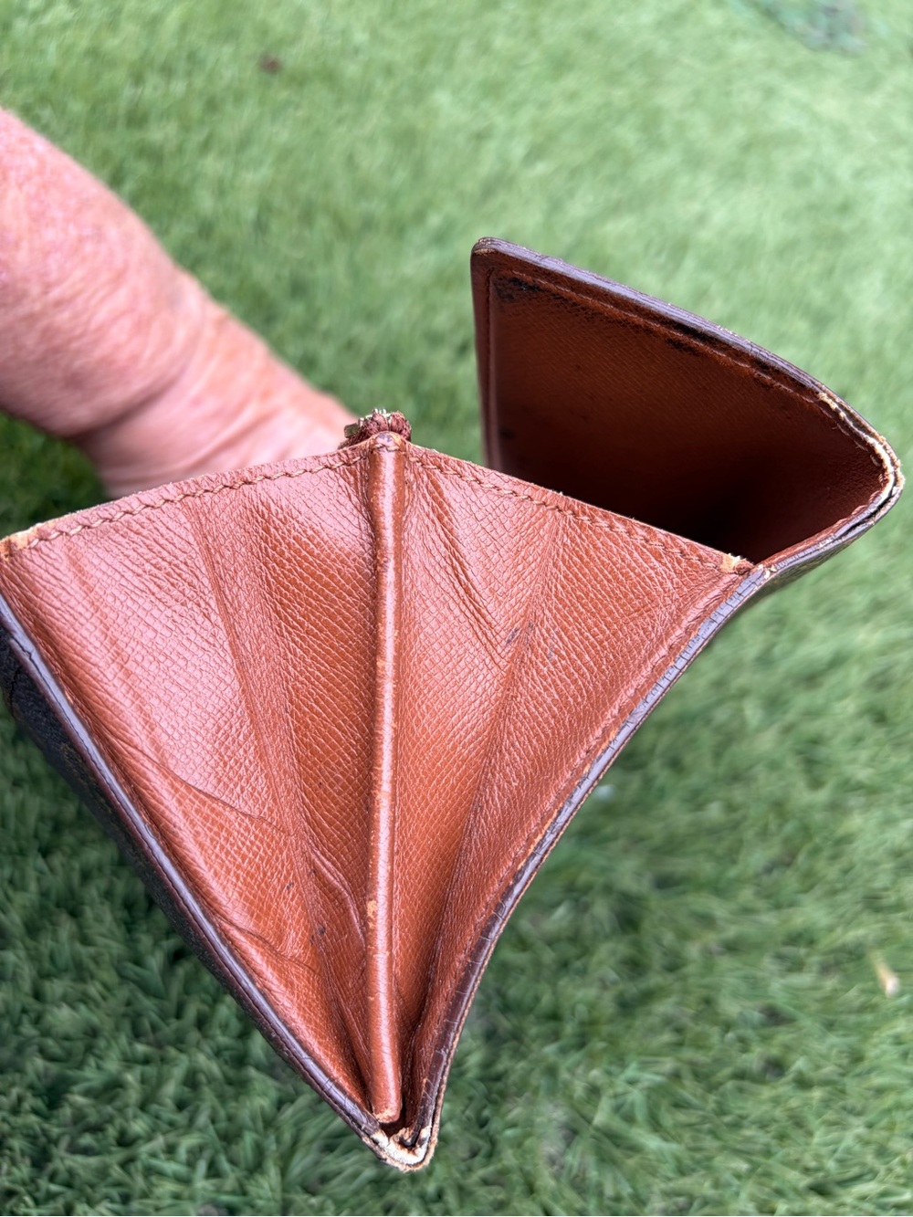 Louis Vuitton Monogram Long Wallet Sarah Authentic 1996 DateCode Spain Damaged - Picture 9 of 12